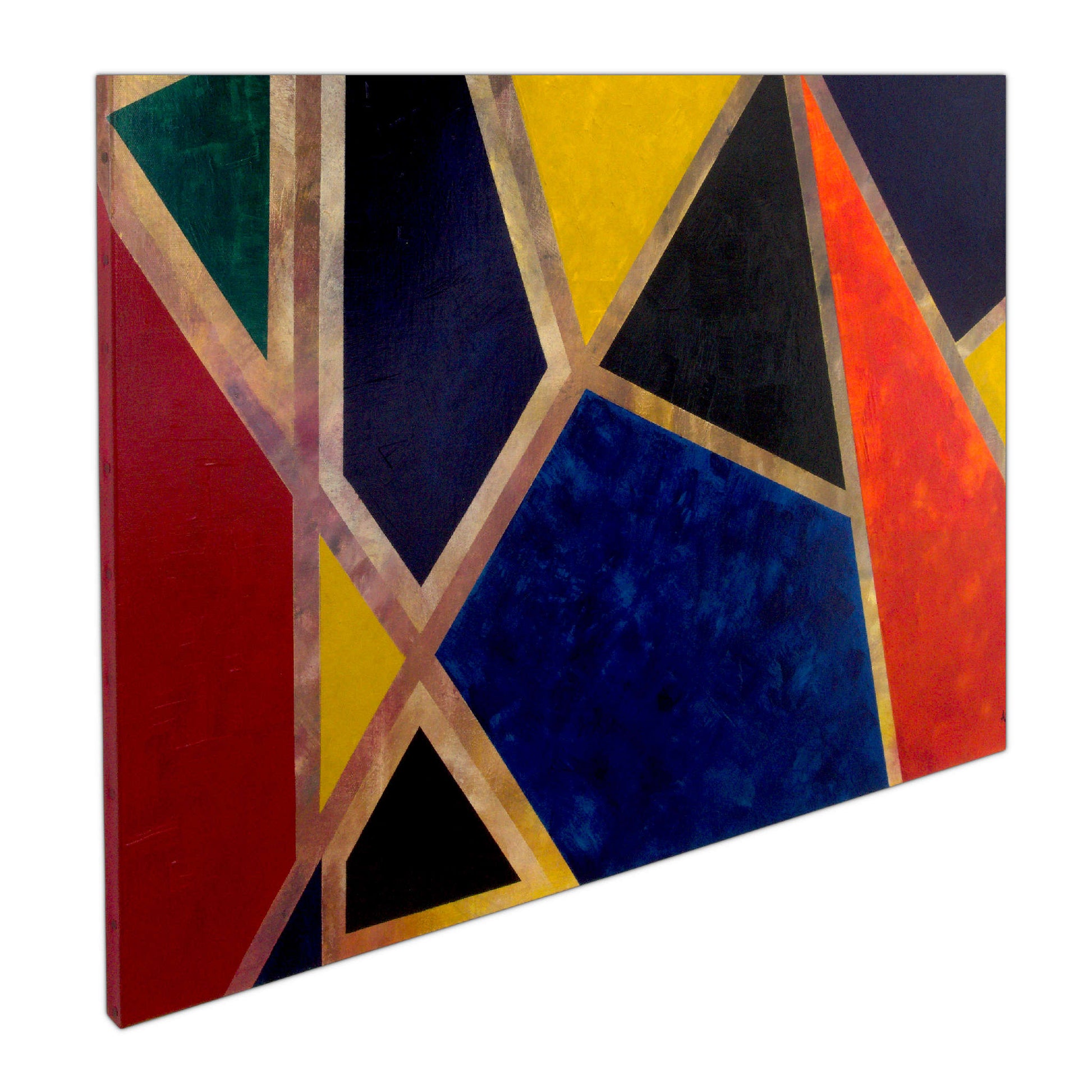 Tableau Peinture Apparat - Formes géométriques abstraites - Vue du bord gauche