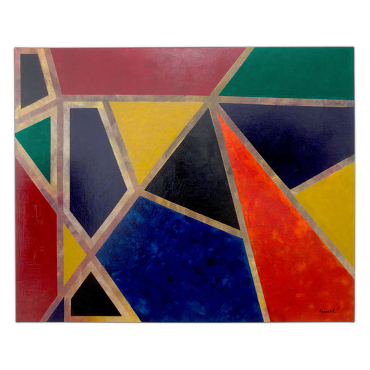 Tableau Peinture Apparat - Formes géométriques abstraites - Vue de face